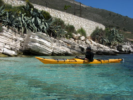 sea kayak Agia Efimia