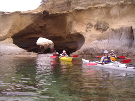paddle through channels in Lourdas trip