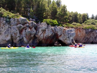 paddling Argostoli trip