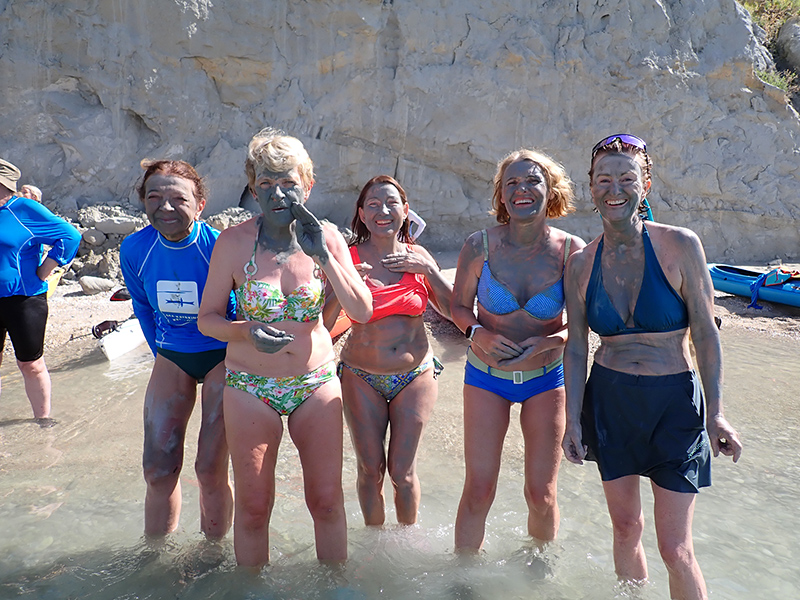 sea caves next to Koroni beach